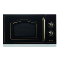 Микроволновая печь Gorenje, 20л, механическое управление, 700Вт, гриль, черный (MO4250CLB)
