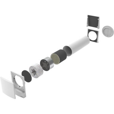 Рекуператор Ventoxx Harmony Smart 0,5м пульт дистанційного керування Wi-Fi LED-індикація пластикова решітка Рекуператор Ventoxx Harmony Smart 0,5м пульт дистанційного керування Wi-Fi LED-індикація пластикова решітка