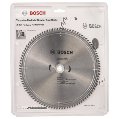 Диск пиляльний Bosch Professional Eco for Aluminium 254x3x30-96T Диск пиляльний Bosch Professional Eco for Aluminium 254x3x30-96T