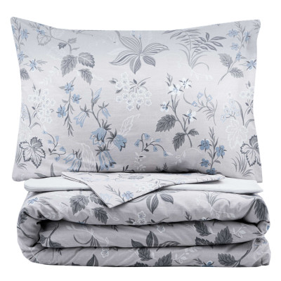 КПБ 2,0сп ARDESTO Gloria, підковдра 200х220см, простирадло 230х240см, наволочки (2) 50х70см, 100% бавовна, сатин, польові квіти, сірий світлий КПБ 2,0сп ARDESTO Gloria, підковдра 200х220см, простирадло 230х240см, наволочки (2) 50х70см, 100% бавовна, сатин, польові квіти, сірий світлий