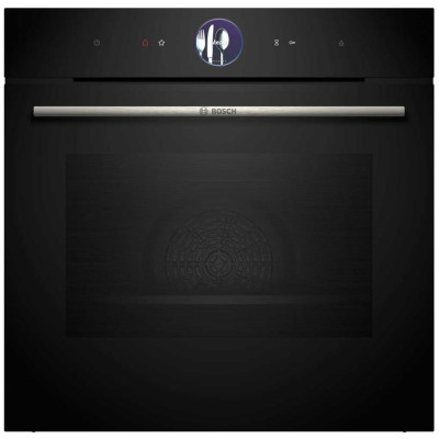 Духова шафа Bosch електрична, 71л, A+, дисплей, конвекція, пара, чорний Духова шафа Bosch електрична, 71л, A+, дисплей, конвекція, пара, чорний