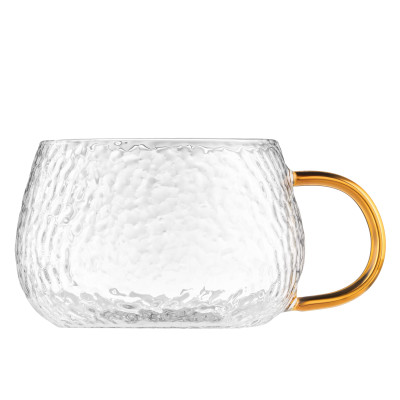 Набір чашок ARDESTO Dew 350мл, 4шт, боросилікатне скло, прозорий