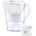 Фільтр-глечик Brita Marella Memo MXPro 2.4л (1.4л очищеної води) з фільтр-картриджем, білий