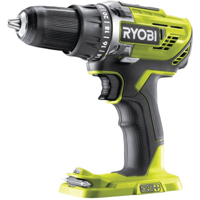 Ryobi Набір з двох акумуляторних інструментів ONE+ R18DDSDS-125T, валіза + оснастка
