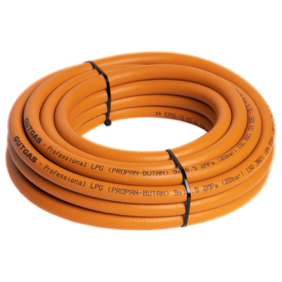Шланг газовий Gutgas Ragasco пропан/бутан, 9x16.5мм, відрізний (бухта 50м), ціна за 1м Шланг газовий Gutgas Ragasco пропан/бутан, 9x16.5мм, відрізний (бухта 50м), ціна за 1м
