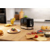Тостер Gorenje 850Вт, підігрів, розморожування, пластик, чорний
