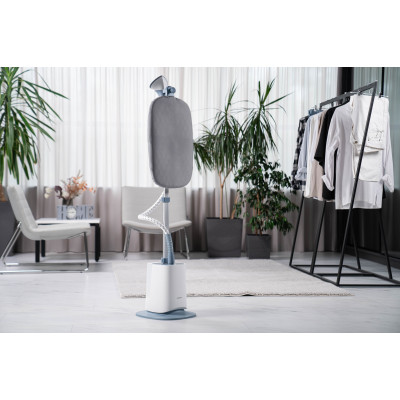 Відпарювач Ardesto вертикальний IR-S26, 1800Вт, 2600мл, вішалка, нерж. сталь, білий+сірий Відпарювач Ardesto вертикальний IR-S26, 1800Вт, 2600мл, вішалка, нерж. сталь, білий+сірий