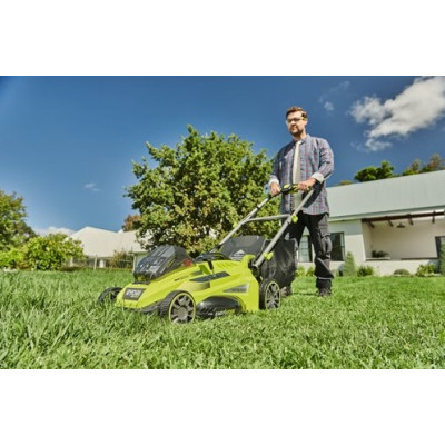 Газонокосилка аккумуляторная Ryobi RLM36X46H50PG MAX POWER 36В акб 1х5А-ч 46см 45л 20-70мм с функцией Power-Assist 17.8кг (5133005484)