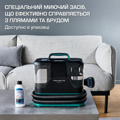 Пилосос Rowenta миючий Clean It, 750Вт, конт пил -1,5л, вода -2,3л, 13500 Па, 4 насадки, чорний