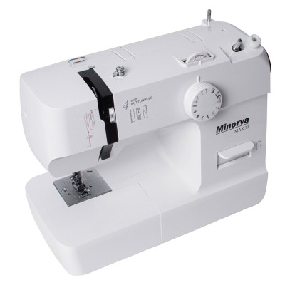 Швейна машина МINERVA Max30, електромех., 71 Вт, 13 швейних операцій, петля напівавтомат, білий