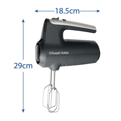 Міксер Russell Hobbs ручний Desire Matte Charcoal, 185Вт, чорно-сірий
