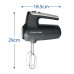 Міксер Russell Hobbs ручний Desire Matte Charcoal, 185Вт, чорно-сірий