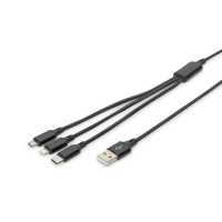 Digitus Кабель 3-in-1 Charger Cable Digitus Кабель 3-in-1 Charger Cable