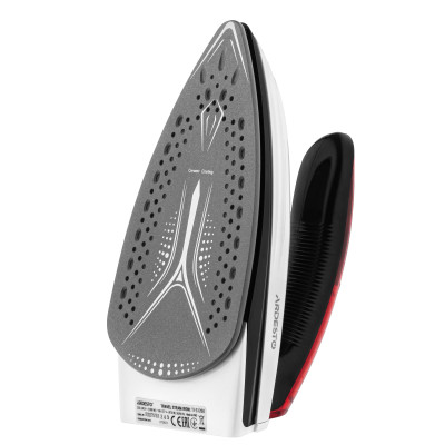 Праска ARDESTO дорожня TI-S1200, 1000Вт, 70мл, паровий удар, постійна пара - 15гр, керам. підошва, біло-червоний