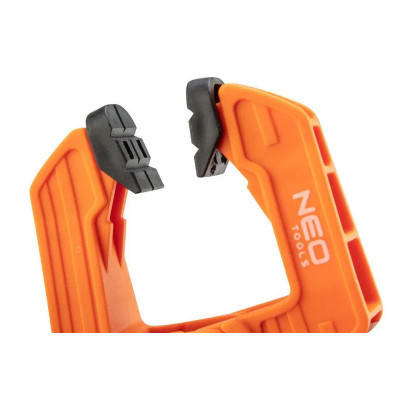 Neo Tools Струбцина, затискач пружинний, пластик, 75мм Neo Tools Струбцина, затискач пружинний, пластик, 75мм