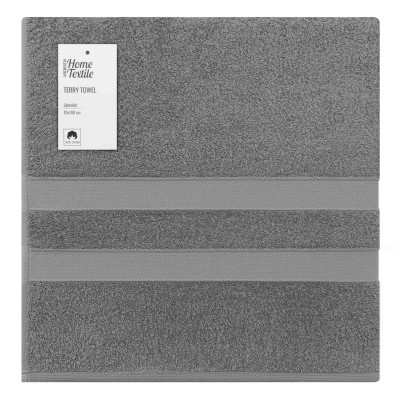 Рушник махровий ARDESTO Splendid 70х140см, 100% бавовна, сірий Рушник махровий ARDESTO Splendid 70х140см, 100% бавовна, сірий