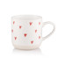 Чашка ARDESTO Heart, 350мл, кераміка, білий