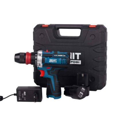 Шурупокрут-дриль акумуляторний Зеніт Профі ЗПША-12/20 DFR 12В 2х2А·год 25Нм 350·1500об/хв 1кг Шурупокрут-дриль акумуляторний Зеніт Профі ЗПША-12/20 DFR 12В 2х2А·год 25Нм 350·1500об/хв 1кг