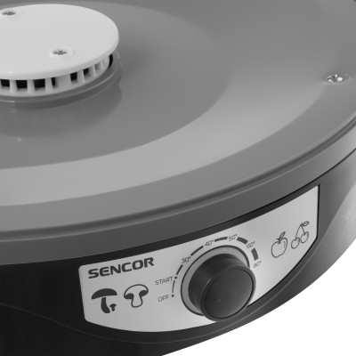 Sencor Сушка для продуктів SFD3109BK, 250Вт, 9 піддонів