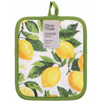 Прихватка ARDESTO Sicilian lemons 18х20см, 100% поліестер, зелений