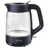 Електрочайник Tefal Morning Glass Kettle, 1.7л, скло, з підсвіткою, чорний Електрочайник Tefal Morning Glass Kettle, 1.7л, скло, з підсвіткою, чорний