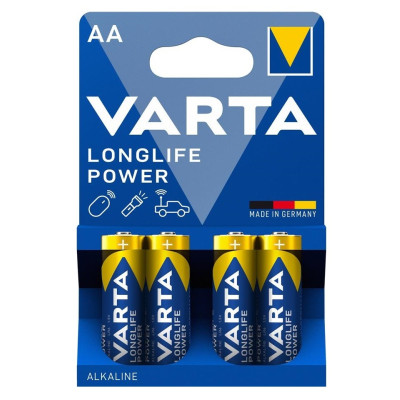Батарейка Varta Longlife Power лужна AA блістер, 4 шт