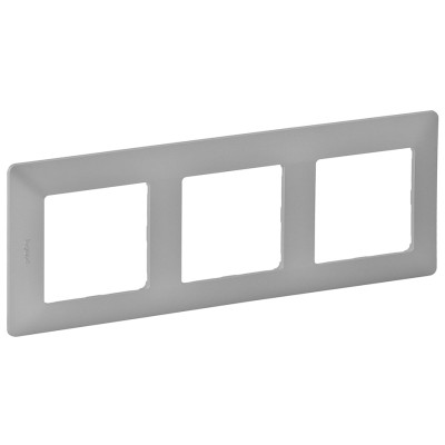 Рамка 3 пости Legrand Valena LIFE, алюміній