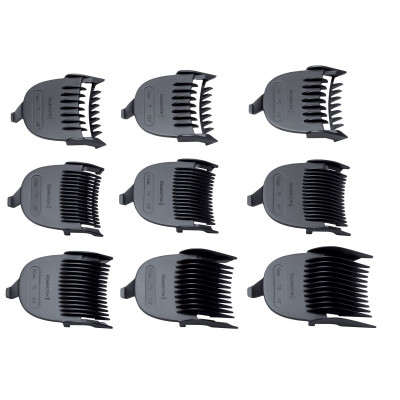 Машинка для стрижки Remington QuickCut Hairclipper, мережа+акум., роторний мотор, насадок-9, кейс, сталь, чорно-сріблястий Машинка для стрижки Remington QuickCut Hairclipper, мережа+акум., роторний мотор, насадок-9, кейс, сталь, чорно-сріблястий