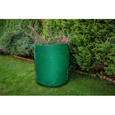Сумка садовая Verto 270л, d69см, 76см, полипропилен150г/м кв, зеленый Сумка садовая Verto 270л, d69см, 76см, полипропилен150г/м кв, зеленый