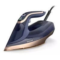 Праска Philips Azur 8000 Series, 3000Вт, 350мл, паровий удар -260гр, постійна пара - 85гр, нерж. сталь, темно синій Праска Philips Azur 8000 Series, 3000Вт, 350мл, паровий удар -260гр, постійна пара - 85гр, нерж. сталь, темно синій