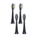 Насадки до зубних щіток Beurer SC 30/50 Premium Plaque Eraser, проти нальоту, 4 шт в комплекті, чорні