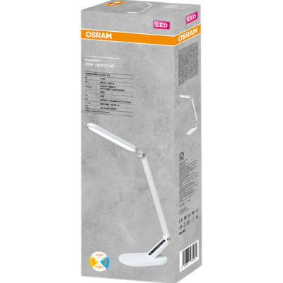 Лампа настільна OSRAM Panan DISK LIN 10W 3000К 4000К 6500К з димером, білий Лампа настільна OSRAM Panan DISK LIN 10W 3000К 4000К 6500К з димером, білий