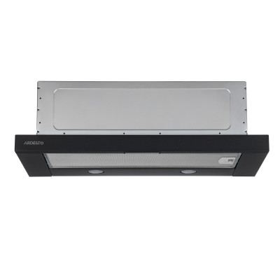 Витяжка Ardesto телескопічна, 60см, 450м3ч, метал, 2х1Вт LED, кнопкове, чорний