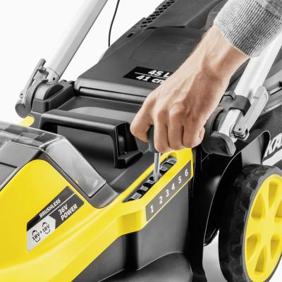 Karcher Газонокосарка акумуляторна LMO 5-18 Dual 18В 41см 25-70мм (без АКБ та ЗП)