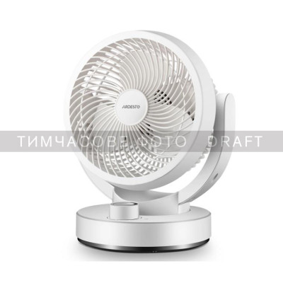 ARDESTO Вентилятор FT-B25W настільний, 15см, 30Вт, білий ARDESTO Вентилятор FT-B25W настільний, 15см, 30Вт, білий