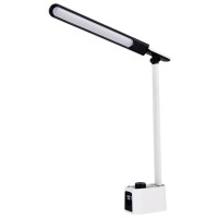 Лампа настільна OSRAM Panan Clock 8Вт 3000К 4000К 6500К 2USB з димером, білий Лампа настільна OSRAM Panan Clock 8Вт 3000К 4000К 6500К 2USB з димером, білий