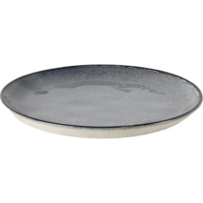 Тарелка обеденная Ardesto Daiano, 28см, фарфоровая, серая