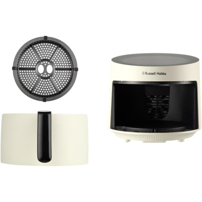 Russell Hobbs Мультипіч Satisfry Panoramic- 1500Вт, чаша-5л, сенсорне управл., 10 авто. програм, пластик/скло, кремовий