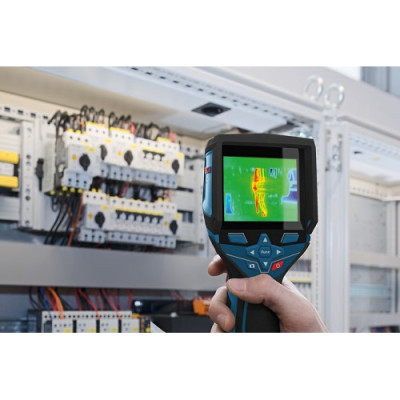 Термодетектор акумуляторний Bosch Professional GTC 400 C, 12В, акб 1х2А·год, -10°C…+400°C, ±3,0°C, IP53, ЗП, 0.5кг Термодетектор акумуляторний Bosch Professional GTC 400 C, 12В, акб 1х2А·год, -10°C…+400°C, ±3,0°C, IP53, ЗП, 0.5кг