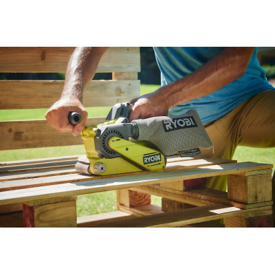 Ryobi Шліфмашина стрічкова ONE+ R18BS-0, 18В, акумуляторна (без АКБ та ЗП)