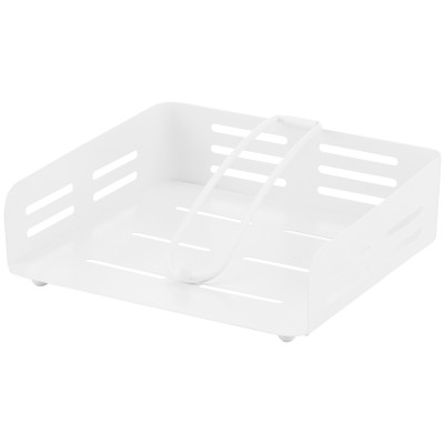 ARDESTO Серветниця Midori 18х18х6.5см, метал, біла