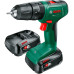 Шурупокрут-дриль акумуляторний Bosch EasyImpact 18V-40 18В 2х1.5А·год 20·38Нм 0-430·0-1650об/хв кейс ЗП 1.4кг