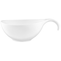 Салатник з ручкою ARDESTO, 360мл, порцеляна, білий
