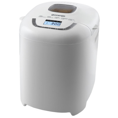 Хлібопічка Gorenje 550Вт, програм-15, макс.вага -0.9кг, форма прямокутник, пластик, білий Хлібопічка Gorenje 550Вт, програм-15, макс.вага -0.9кг, форма прямокутник, пластик, білий