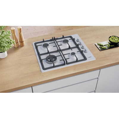 Варильна поверхня Bosch газова, 60см, чавун, WOK, нерж Варильна поверхня Bosch газова, 60см, чавун, WOK, нерж