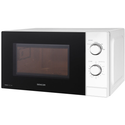 Мікрохвильова піч Sencor, 20л, мех.керув., 700Вт, білий (SMW1718WH)