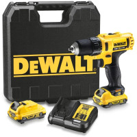 Дриль-шурупокрут DeWalt XR Li-Ion 12В акб 2х2А·год 24Нм 400-1500об/хв патрон 10мм ЗП кейс 1.1кг