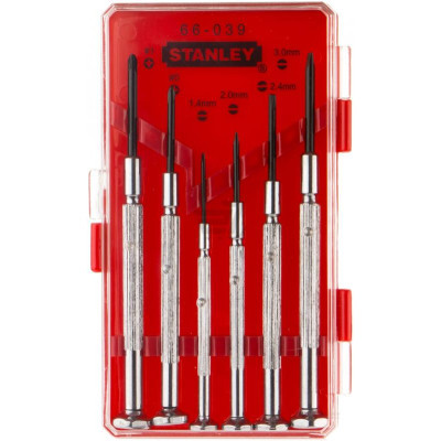 Викрутки Stanley Watchmaker прецизійні, SL,PH, набір 6шт