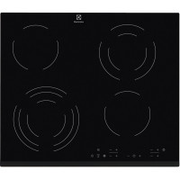 Варильна поверхня Electrolux електрична склокерамічна, 60см, чорний Варильна поверхня Electrolux електрична склокерамічна, 60см, чорний