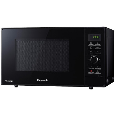 Мікрохвильова піч Panasonic, 23л, електр. керув., 1000Вт, дисплей, чорний (NN-GD37HBZPE)